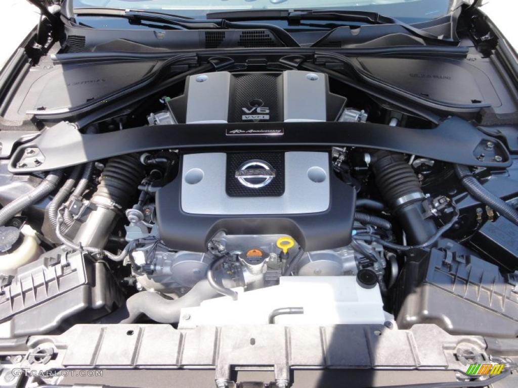 2010 Nissan 370Z 40th Anniversary Edition Coupe 3.7 Liter DOHC 24-Valve CVTCS V6 Engine Photo #49633277