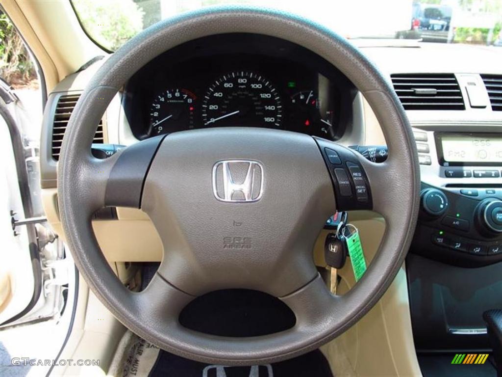 2007 Accord LX Sedan - Taffeta White / Ivory photo #17