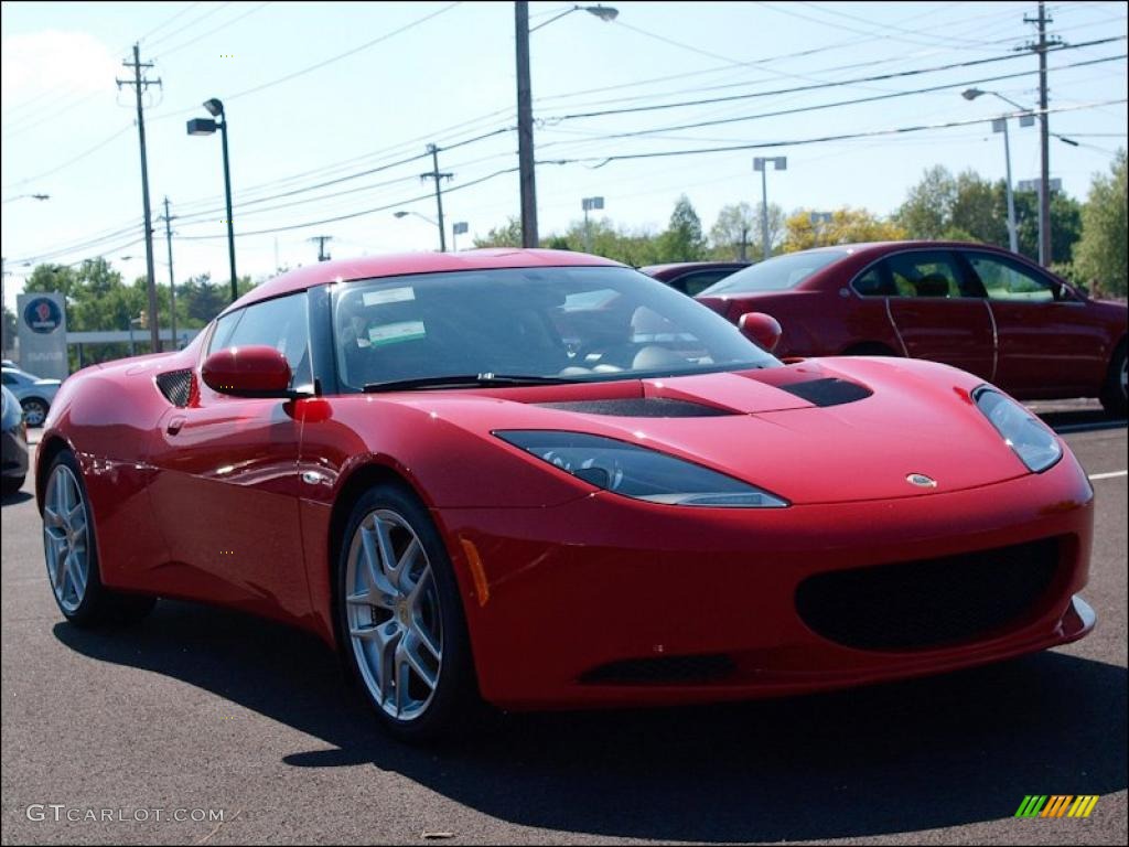 Ardent Red 2011 Lotus Evora Coupe Exterior Photo #49634375