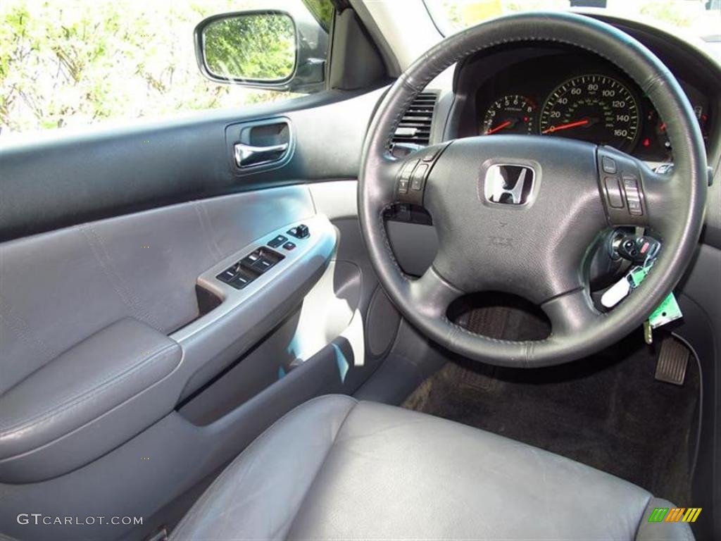 2003 Accord EX V6 Sedan - Graphite Pearl / Gray photo #11
