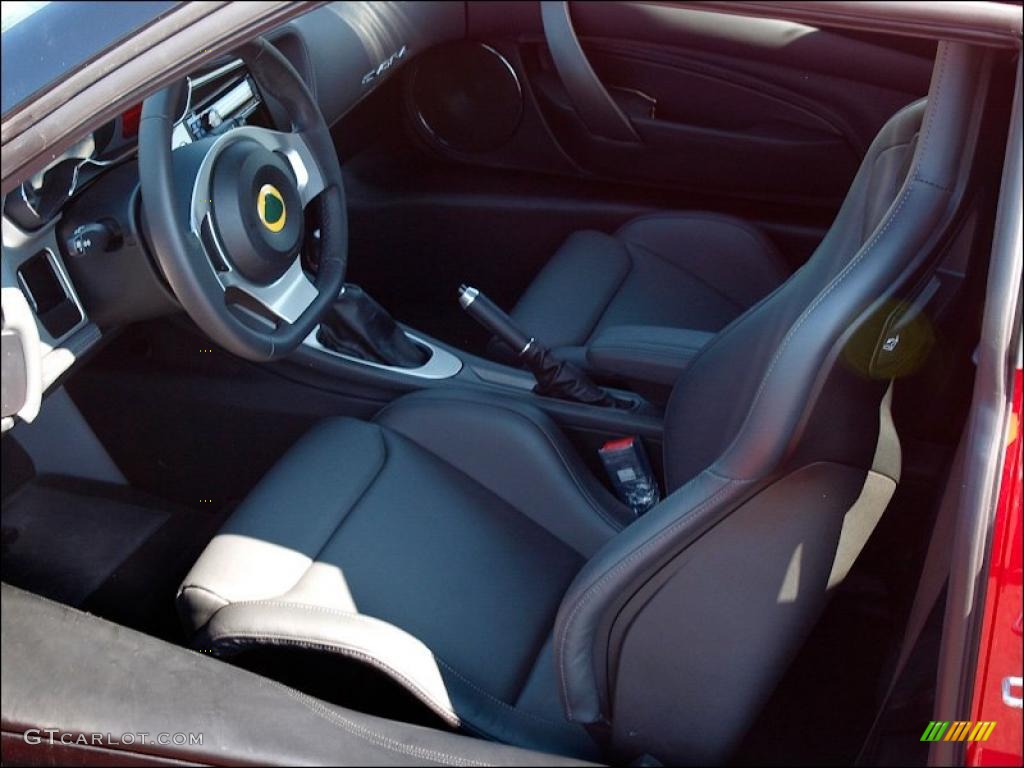 Charcoal Interior 2011 Lotus Evora Coupe Photo #49634456