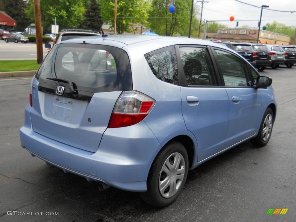 Tidewater Blue Metallic 2009 Honda Fit Standard Fit Model Exterior Photo #49635062