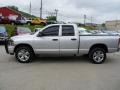 2005 Bright Silver Metallic Dodge Ram 1500 Laramie Quad Cab 4x4  photo #2