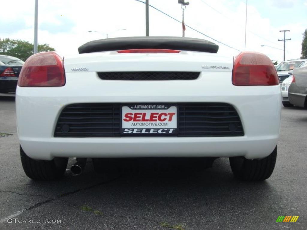 2002 MR2 Spyder Roadster - Super White / Black photo #5