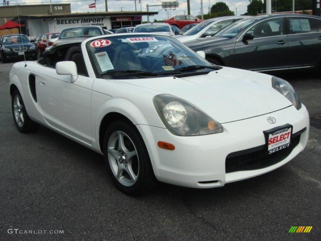 2002 MR2 Spyder Roadster - Super White / Black photo #8