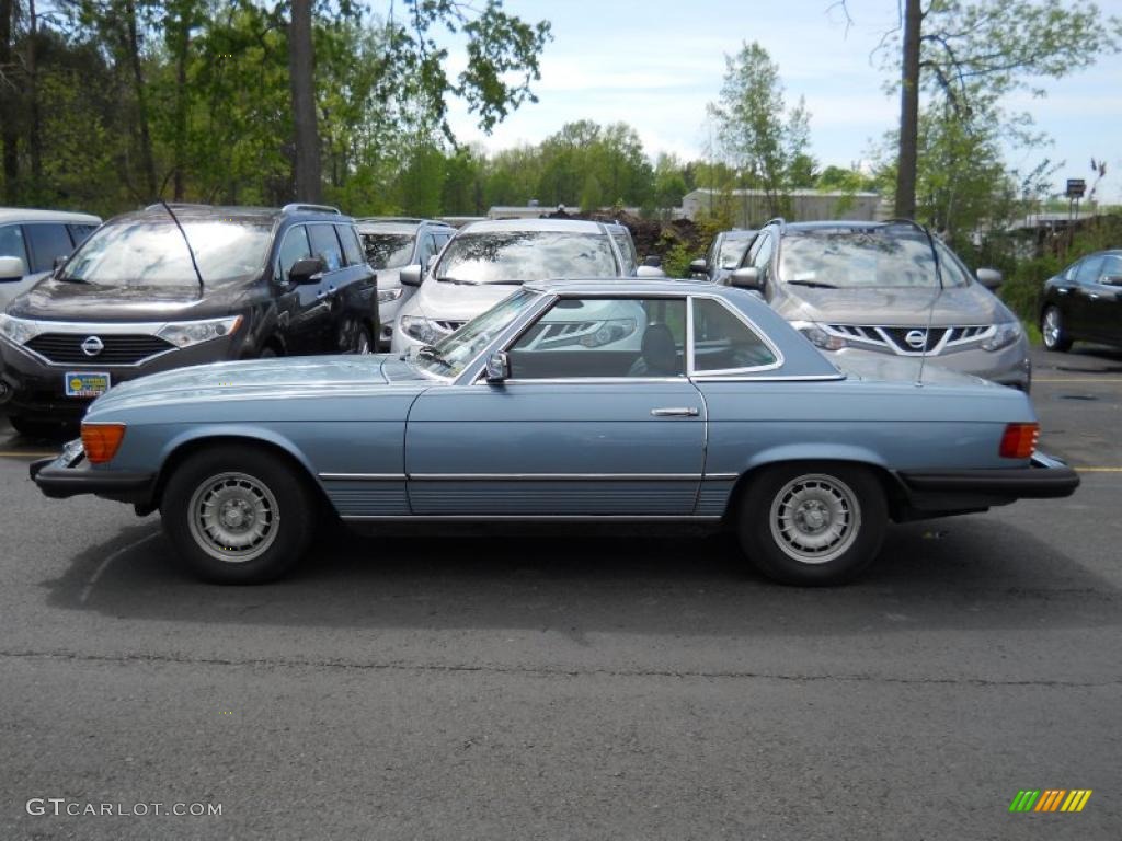 Light Blue 1979 Mercedes-Benz SL Class 450 SL Roadster Exterior Photo #49635884