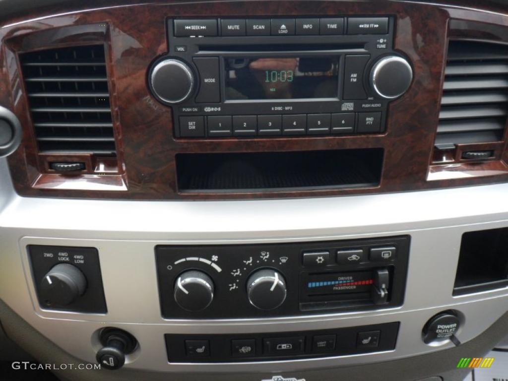 2008 Dodge Ram 2500 Laramie Mega Cab 4x4 Controls Photo #49636538