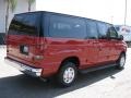 2009 Royal Red Metallic Ford E Series Van E350 Super Duty XLT Passenger  photo #6