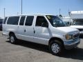Oxford White 2001 Ford E Series Van E350 Super Duty Passenger Extended