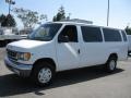 Oxford White - E Series Van E350 Super Duty Passenger Extended Photo No. 3