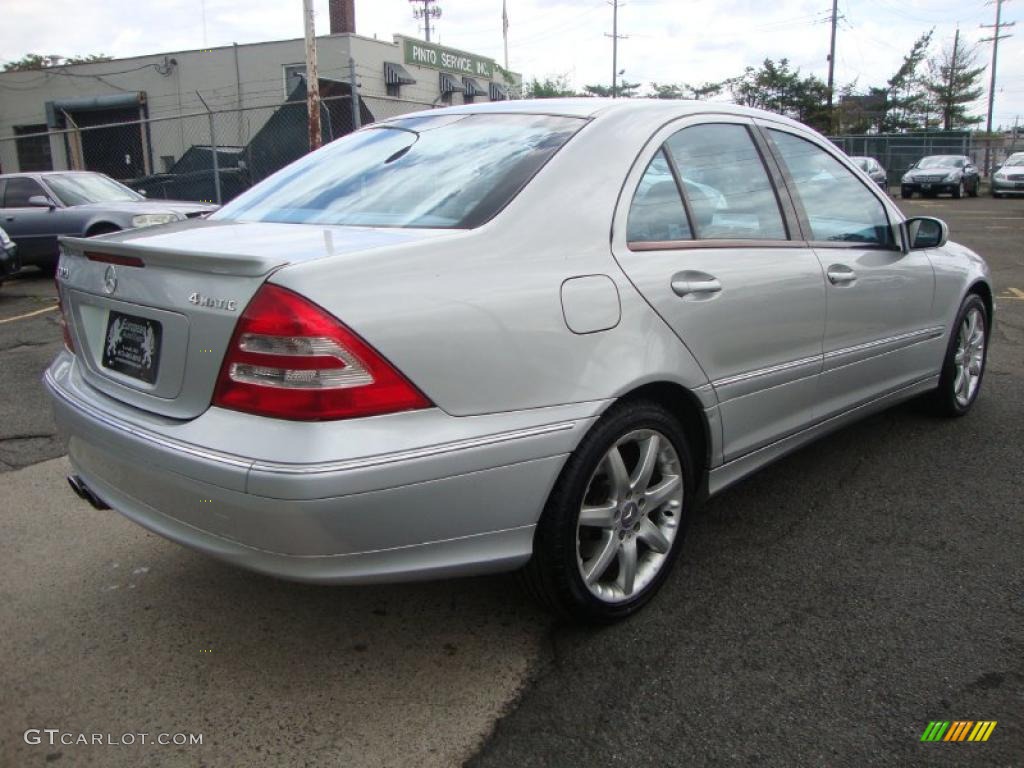 Brilliant Silver Metallic 2003 Mercedes-Benz C 320 4Matic Sport Sedan Exterior Photo #49639874