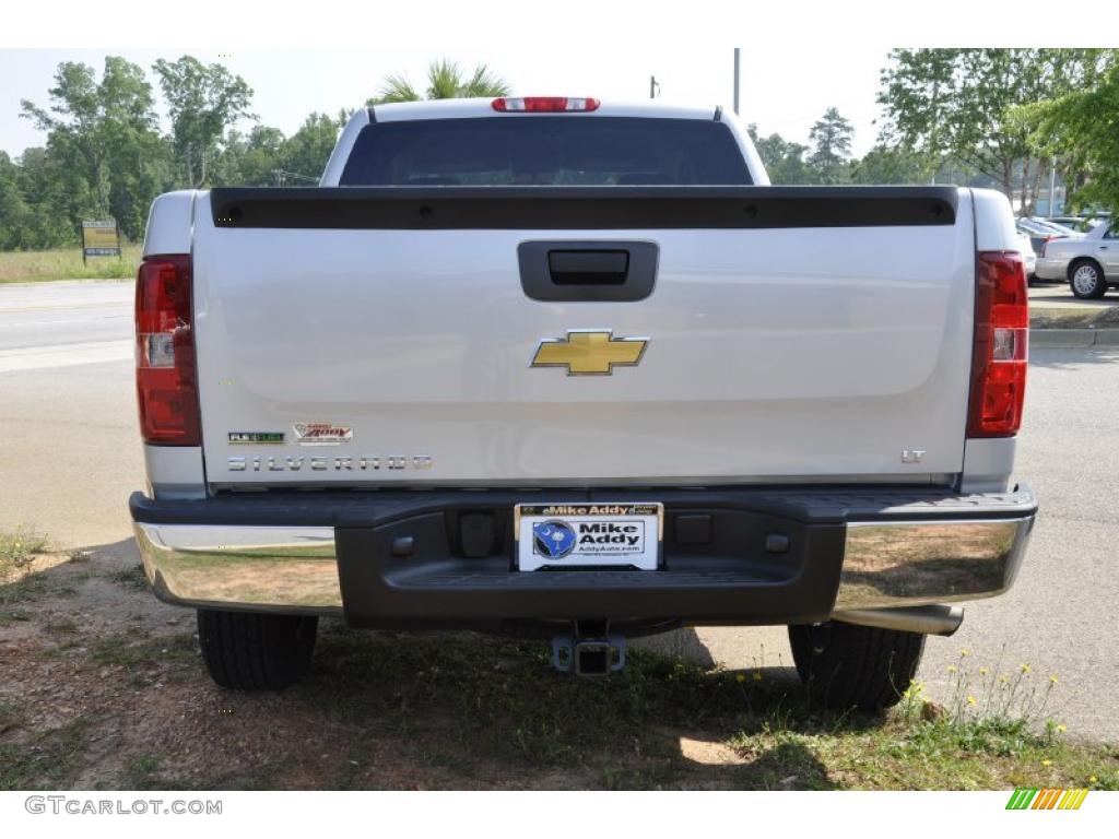 2011 Silverado 1500 LT Extended Cab - Sheer Silver Metallic / Light Titanium/Ebony photo #6