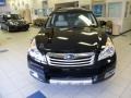 2011 Crystal Black Silica Subaru Outback 3.6R Limited Wagon  photo #2