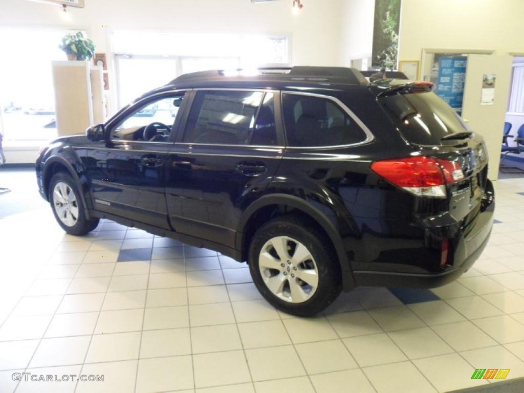 2011 Outback 3.6R Limited Wagon - Crystal Black Silica / Warm Ivory photo #9