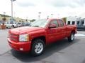 2011 Victory Red Chevrolet Silverado 1500 LT Extended Cab 4x4  photo #10