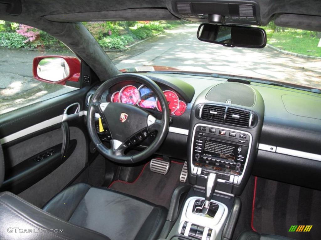 2009 Porsche Cayenne GTS Black w/Alcantara Dashboard Photo #49643936