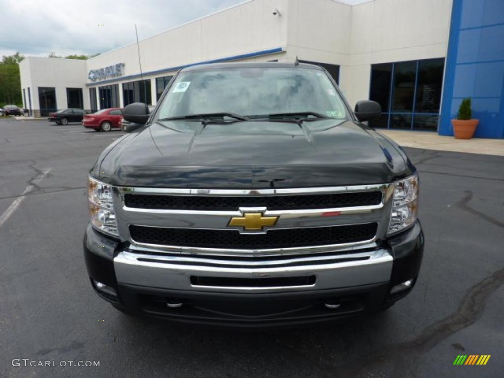 2011 Silverado 1500 LT Extended Cab 4x4 - Black / Ebony photo #11