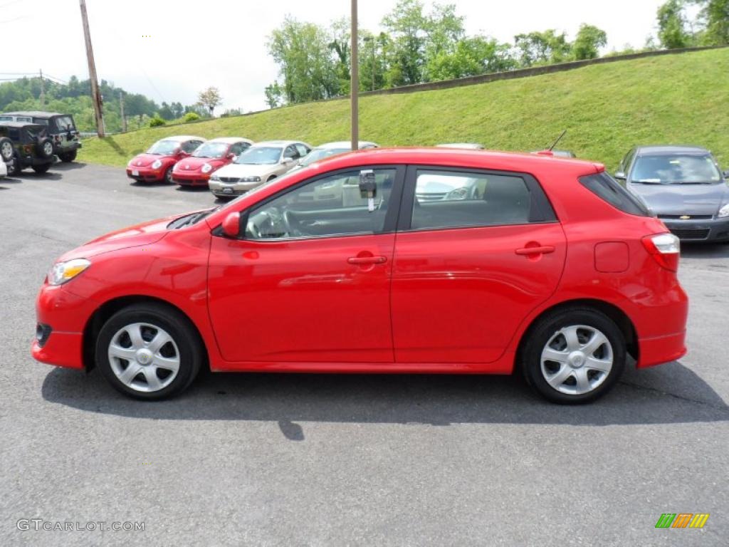 Radiant Red 2010 Toyota Matrix S AWD Exterior Photo #49645643
