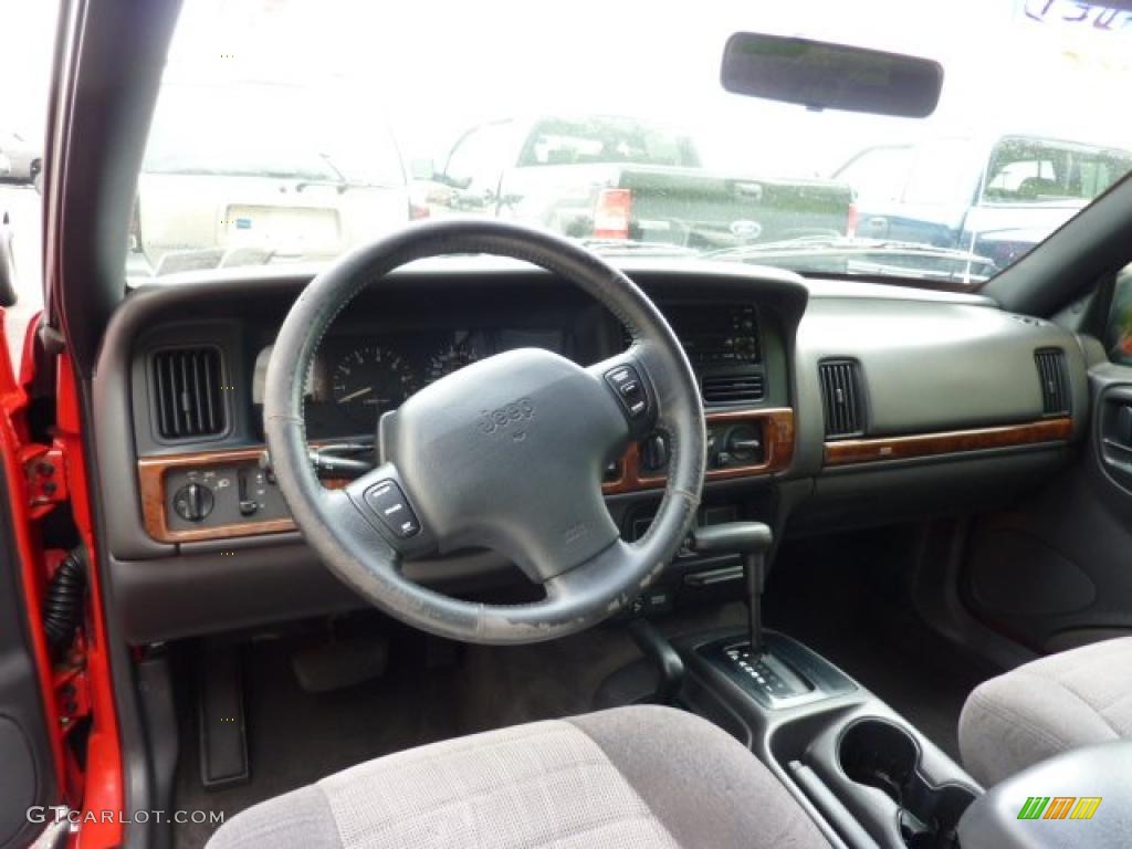 Gray Interior 1998 Jeep Grand Cherokee Laredo 4x4 Photo #49645967