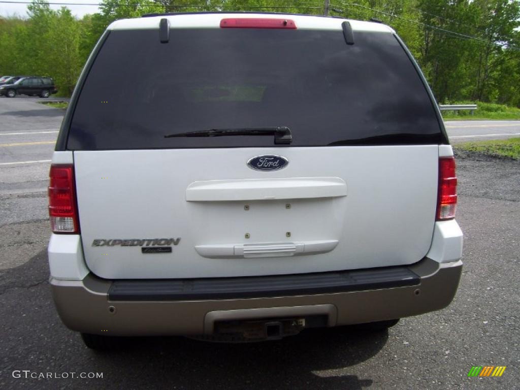 2003 Expedition Eddie Bauer 4x4 - Oxford White / Medium Parchment photo #6