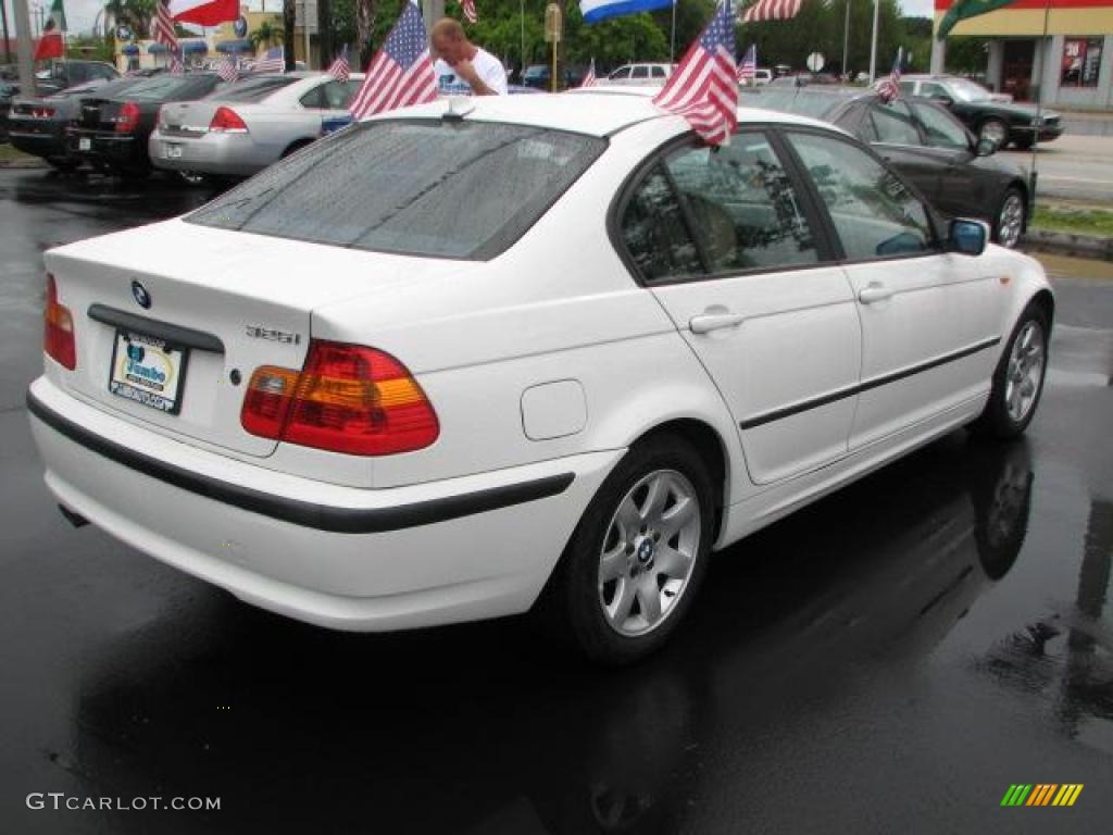 2004 3 Series 325i Sedan - Alpine White / Sand photo #10