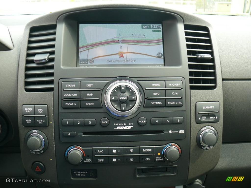 2011 Nissan Pathfinder LE 4x4 Controls Photo #49648085