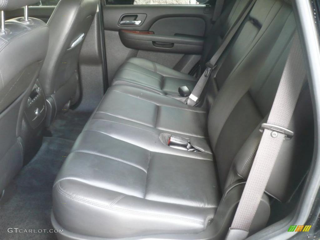 Ebony Interior 2008 Chevrolet Tahoe Hybrid 4x4 Photo #49648283