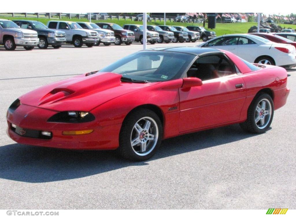1995 Camaro Z28 Coupe - Bright Red / Dark Gray photo #11