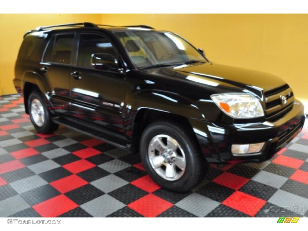 2005 4Runner Limited 4x4 - Black / Taupe photo #1