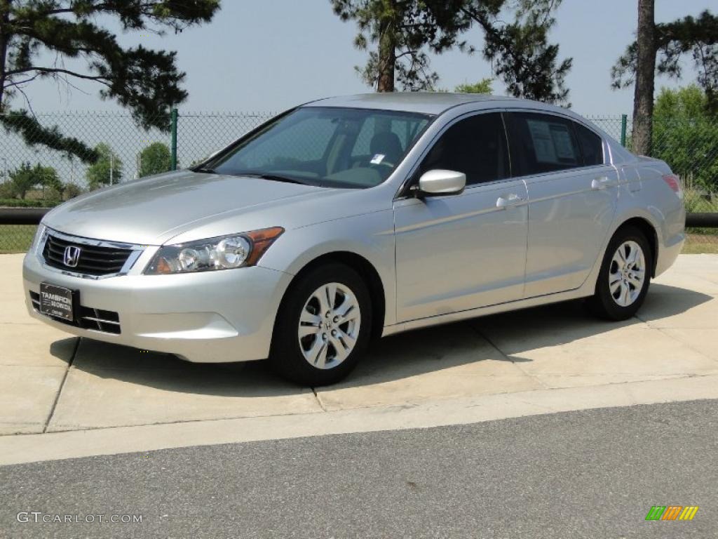 Alabaster Silver Metallic 2009 Honda Accord LX-P Sedan Exterior Photo #49649879