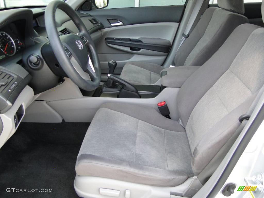 Gray Interior 2009 Honda Accord LX-P Sedan Photo #49649885