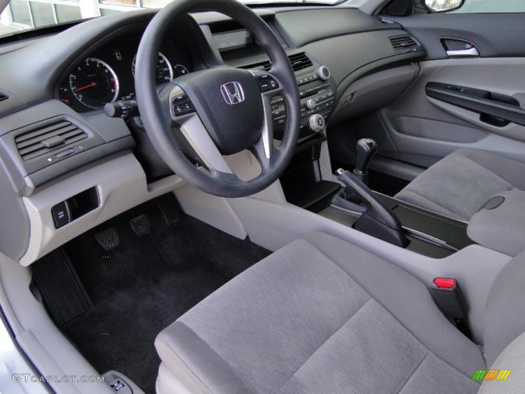 Gray Interior 2009 Honda Accord Lx P Sedan Photo 49649894