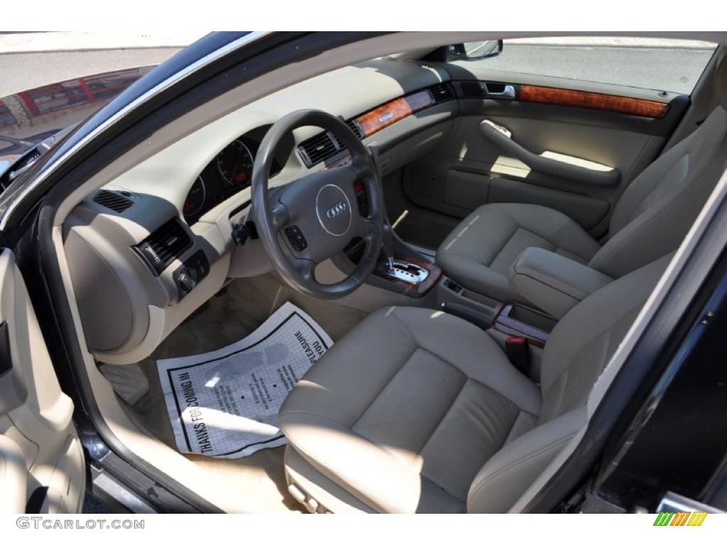 Beige Interior 2004 Audi A6 2.7T S-Line quattro Sedan Photo #49650407