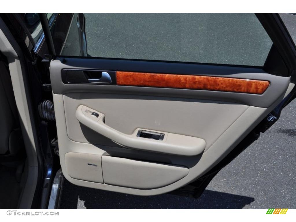 2004 Audi A6 2.7T S-Line quattro Sedan Beige Door Panel Photo #49650470