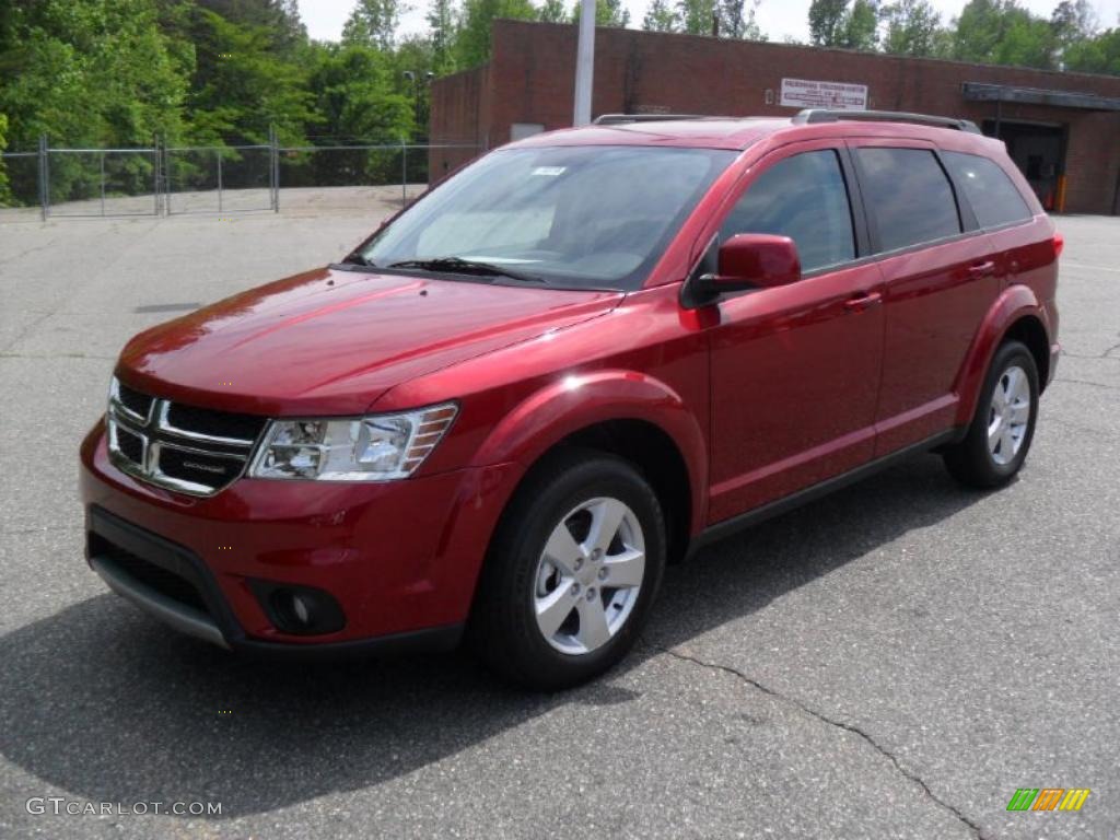 Deep Cherry Red Crystal Pearl Dodge Journey