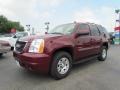 2008 Sonoma Red Metallic GMC Yukon SLE  photo #3