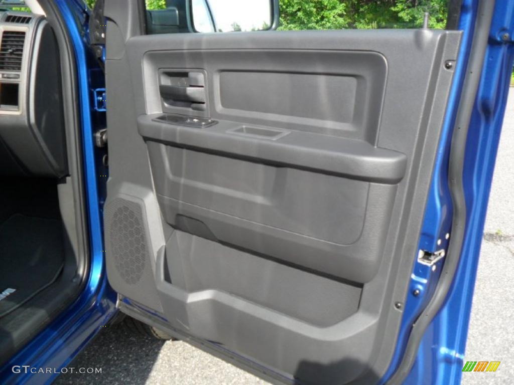 2011 Ram 1500 ST Quad Cab - Deep Water Blue Pearl / Dark Slate Gray/Medium Graystone photo #18
