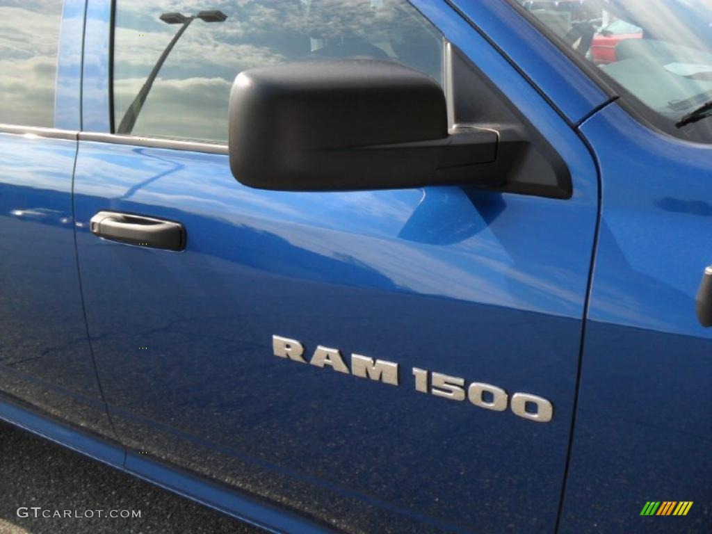 2011 Ram 1500 ST Quad Cab - Deep Water Blue Pearl / Dark Slate Gray/Medium Graystone photo #19