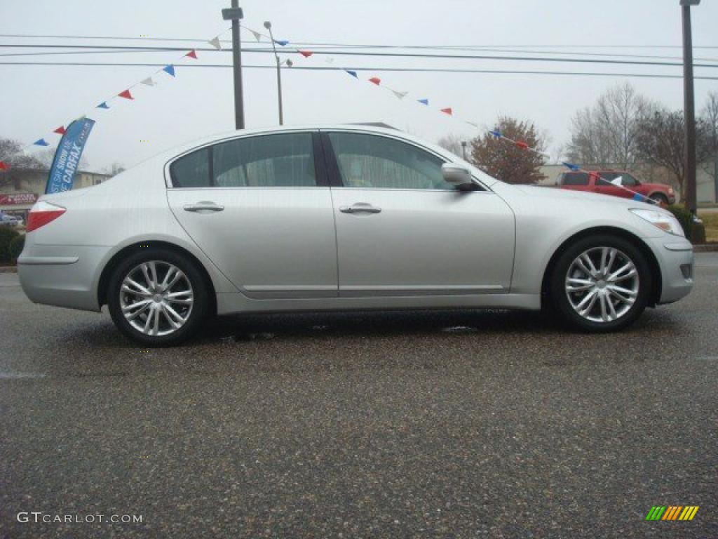 Platinum Metallic 2010 Hyundai Genesis 3.8 Sedan Exterior Photo #49652391