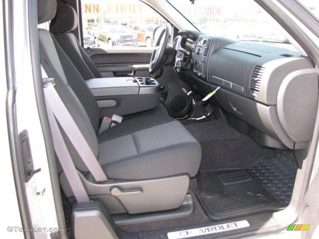 2011 Silverado 1500 LT Extended Cab 4x4 - Sheer Silver Metallic / Ebony photo #5