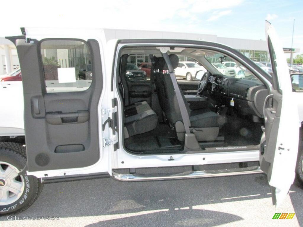 2011 Silverado 1500 LT Extended Cab 4x4 - Summit White / Ebony photo #14