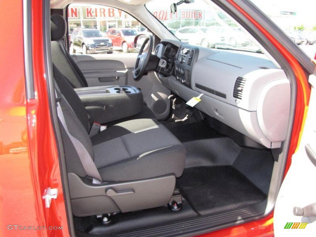 2011 Silverado 1500 LS Regular Cab - Victory Red / Dark Titanium photo #5