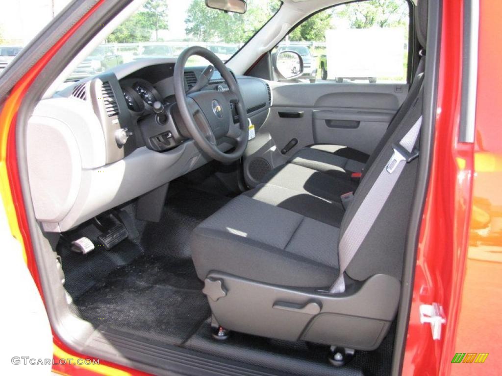 2011 Silverado 1500 LS Regular Cab - Victory Red / Dark Titanium photo #17