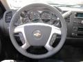 Ebony 2011 Chevrolet Silverado 1500 LT Extended Cab 4x4 Steering Wheel