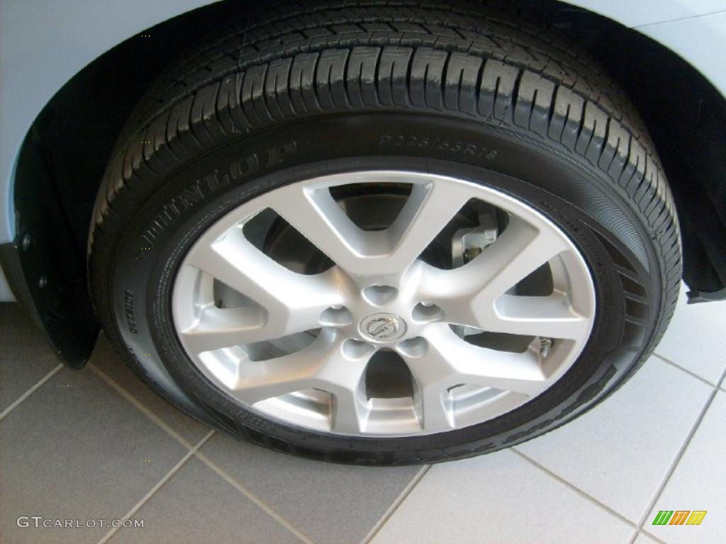 2011 Rogue SL AWD - Frosted Steel Metallic / Gray photo #11