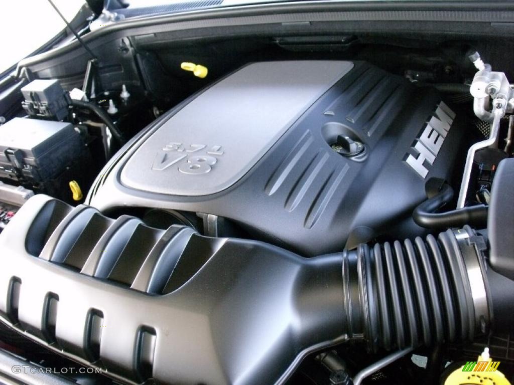 2011 Jeep Grand Cherokee Overland 5.7 Liter HEMI MDS OHV 16-Valve VVT V8 Engine Photo #49654698