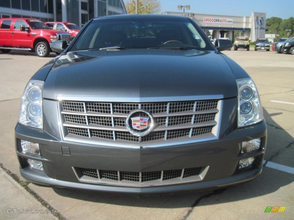 Thunder Gray ChromaFlair 2008 Cadillac STS V8 Exterior Photo #49655274