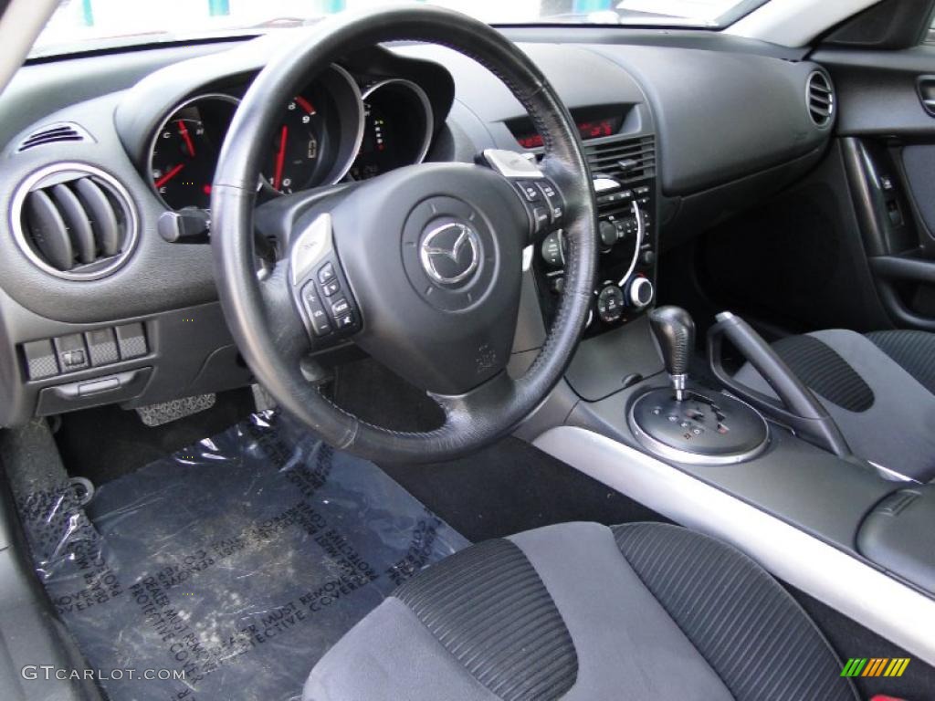 2005 Mazda RX-8 Sport Black Dashboard Photo #49655478