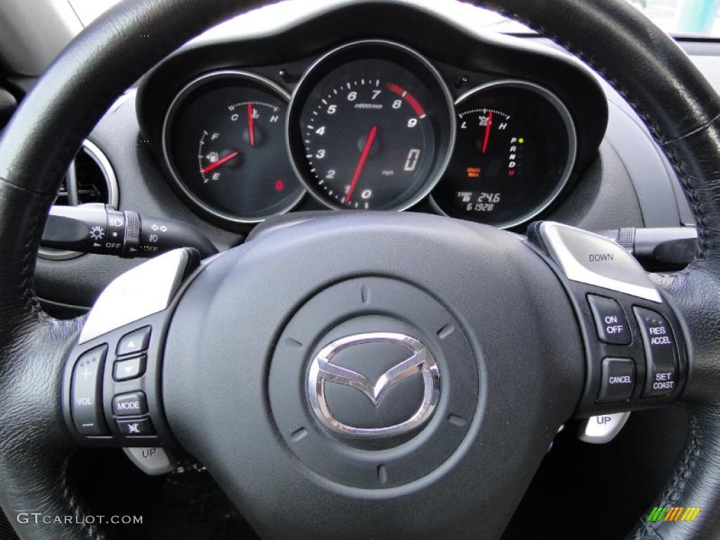 2005 RX-8 Sport - Velocity Red Mica / Black photo #16