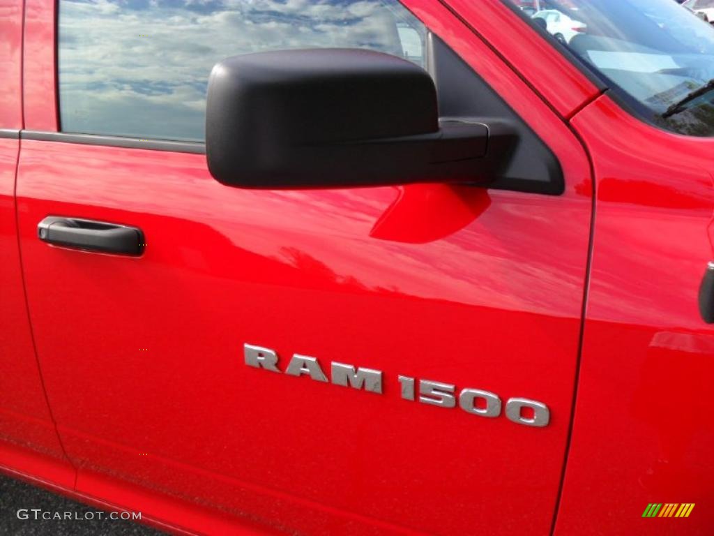 2011 Ram 1500 ST Quad Cab - Flame Red / Dark Slate Gray/Medium Graystone photo #21